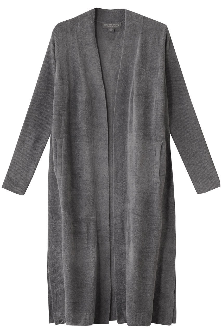 【ベアフット ドリームズ/BAREFOOT DREAMS】のコージーシックウルトラライト エブリシング ロングカーディガン インテリア・キッズ・メンズ・レディースファッション・服の通販 founy(ファニー) ファッション Fashion レディースファッション Fashion for Women トップス・カットソー Cut & Sew Tops ニット Knit Tops & Sweaters カーディガン・羽織り Layered Style Cardigans お家時間・ステイホーム Stay Home / At Home なめらか Smooth, Silky Texture カーディガン Cardigan, Knitwear スリット Slit, Slit Detail ロング Long, Long-Length チャコールグレー|ID: prp329100003921306 ipo3291000000032947227