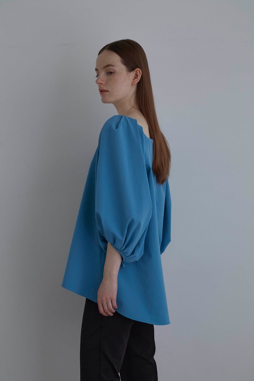 【ル フィル/LE PHIL】のドライストレッチペタルスリーブブラウス 人気、トレンドファッション・服の通販 founy(ファニー) 　ファッション　Fashion　レディースファッション　Fashion for Women　トップス・カットソー　Cut & Sew Tops　シャツ・ブラウス・オフィスカジュアル　Elegant Blouses & Button-Ups　ショート　Short, Short Length　シンプル　Simple, Minimal　スクエア　Square, Square Shape　ストレッチ　Stretch, Stretchy Fabric　スリット　Slit, Slit Detail　スリーブ　Sleeve, Long Sleeve / Short Sleeve　ツイル　Twist, Twisted Detail　デコルテ　Décolleté, Neckline　フェミニン　Feminine, Girly　吸水　Absorbent, Quick-Dry　夏　Summer　other-6|ID: prp329100003921340 ipo3291000000032977151