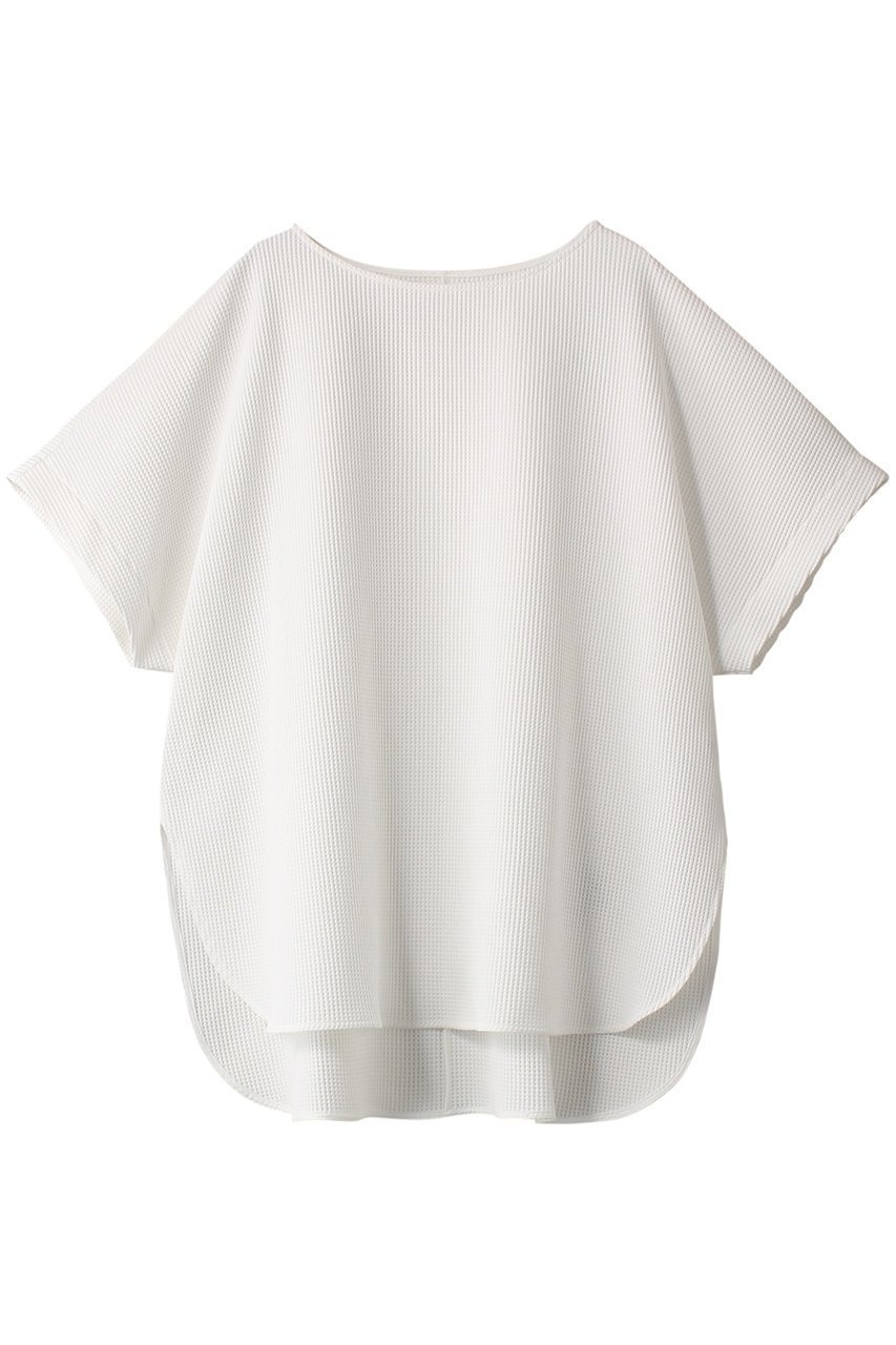 【ル フィル/LE PHIL】のテックワッフルトップス インテリア・キッズ・メンズ・レディースファッション・服の通販 founy(ファニー) 　ファッション　Fashion　レディースファッション　Fashion for Women　トップス・カットソー　Cut & Sew Tops　シャツ・ブラウス・オフィスカジュアル　Elegant Blouses & Button-Ups　ロングTシャツ・Tシャツ　Longline T-Shirts & Tees　カットソー・ベーシックTシャツ　Cut-and-Sewn Tops / Stretch Tees & Basics　ショート　Short, Short Length　スリット　Slit, Slit Detail　スリーブ　Sleeve, Long Sleeve / Short Sleeve　パターン　Pattern, Design Print　ワッフル　Waffle, Waffle Knit　ホワイト|ID: prp329100003922310 ipo3291000000032835790