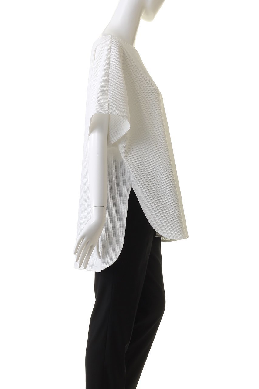 【ル フィル/LE PHIL】のテックワッフルトップス 人気、トレンドファッション・服の通販 founy(ファニー) 　ファッション　Fashion　レディースファッション　Fashion for Women　トップス・カットソー　Cut & Sew Tops　シャツ・ブラウス・オフィスカジュアル　Elegant Blouses & Button-Ups　ロングTシャツ・Tシャツ　Longline T-Shirts & Tees　カットソー・ベーシックTシャツ　Cut-and-Sewn Tops / Stretch Tees & Basics　ショート　Short, Short Length　スリット　Slit, Slit Detail　スリーブ　Sleeve, Long Sleeve / Short Sleeve　パターン　Pattern, Design Print　ワッフル　Waffle, Waffle Knit　other-3|ID: prp329100003922310 ipo3291000000032835800