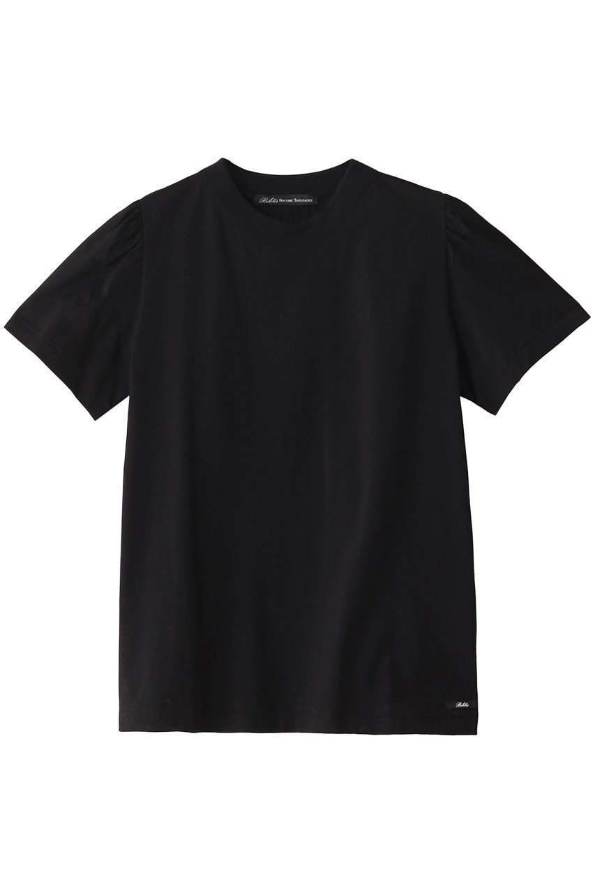 【ビリティス ディセッタン/Bilitis dix-sept ans】のリブTシャツ インテリア・キッズ・メンズ・レディースファッション・服の通販 founy(ファニー) 　ファッション　Fashion　レディースファッション　Fashion for Women　トップス・カットソー　Cut & Sew Tops　シャツ・ブラウス・オフィスカジュアル　Elegant Blouses & Button-Ups　ロングTシャツ・Tシャツ　Longline T-Shirts & Tees　カットソー・ベーシックTシャツ　Cut-and-Sewn Tops / Stretch Tees & Basics　ショート　Short, Short Length　スリーブ　Sleeve, Long Sleeve / Short Sleeve　フィット　Fit, Slim Fit　フレンチ　French, French Style　モノトーン　Monotone, Black and White　ブラック|ID: prp329100003922325 ipo3291000000032894483