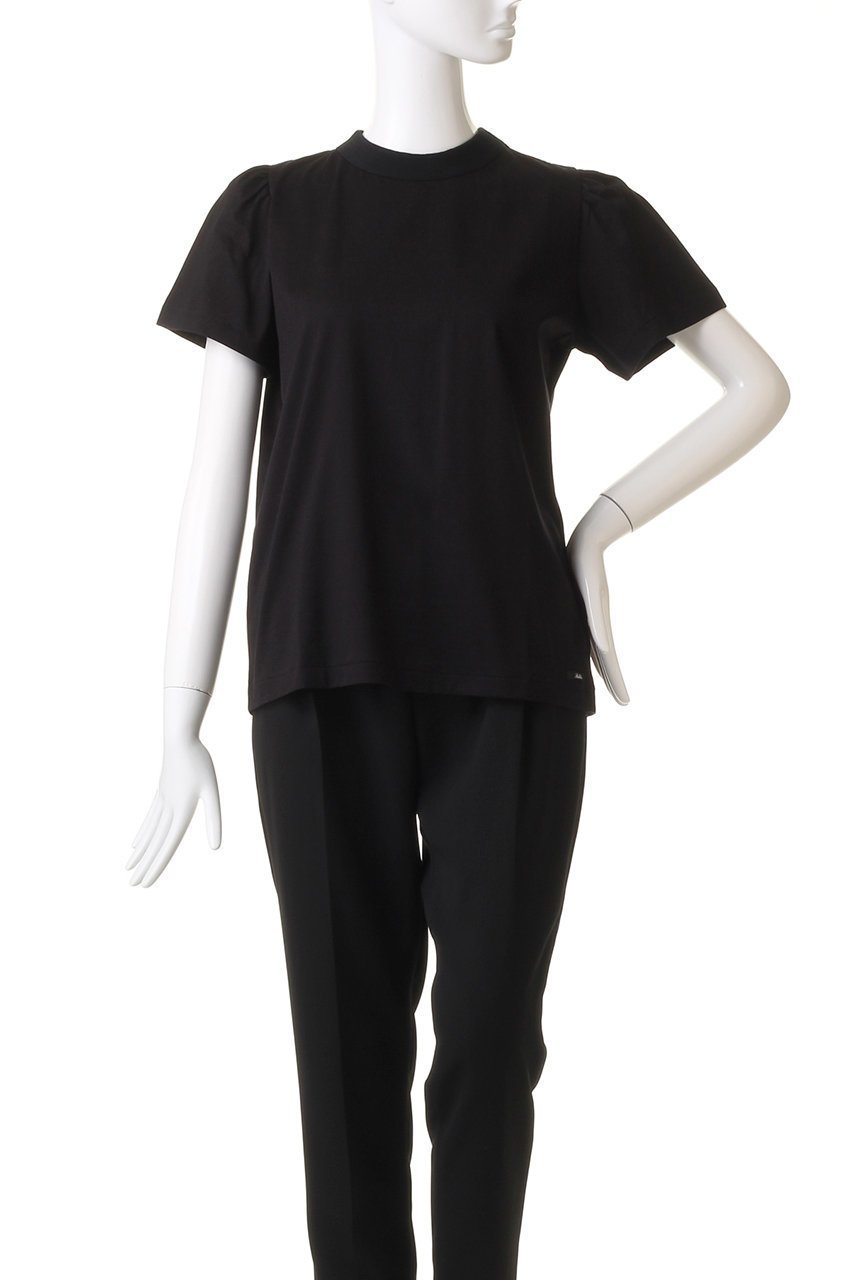 【ビリティス ディセッタン/Bilitis dix-sept ans】のリブTシャツ 人気、トレンドファッション・服の通販 founy(ファニー) 　ファッション　Fashion　レディースファッション　Fashion for Women　トップス・カットソー　Cut & Sew Tops　シャツ・ブラウス・オフィスカジュアル　Elegant Blouses & Button-Ups　ロングTシャツ・Tシャツ　Longline T-Shirts & Tees　カットソー・ベーシックTシャツ　Cut-and-Sewn Tops / Stretch Tees & Basics　ショート　Short, Short Length　スリーブ　Sleeve, Long Sleeve / Short Sleeve　フィット　Fit, Slim Fit　フレンチ　French, French Style　モノトーン　Monotone, Black and White　other-2|ID: prp329100003922325 ipo3291000000032894486