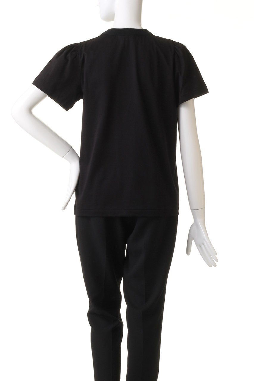 【ビリティス ディセッタン/Bilitis dix-sept ans】のリブTシャツ 人気、トレンドファッション・服の通販 founy(ファニー) 　ファッション　Fashion　レディースファッション　Fashion for Women　トップス・カットソー　Cut & Sew Tops　シャツ・ブラウス・オフィスカジュアル　Elegant Blouses & Button-Ups　ロングTシャツ・Tシャツ　Longline T-Shirts & Tees　カットソー・ベーシックTシャツ　Cut-and-Sewn Tops / Stretch Tees & Basics　ショート　Short, Short Length　スリーブ　Sleeve, Long Sleeve / Short Sleeve　フィット　Fit, Slim Fit　フレンチ　French, French Style　モノトーン　Monotone, Black and White　other-4|ID: prp329100003922325 ipo3291000000032894494