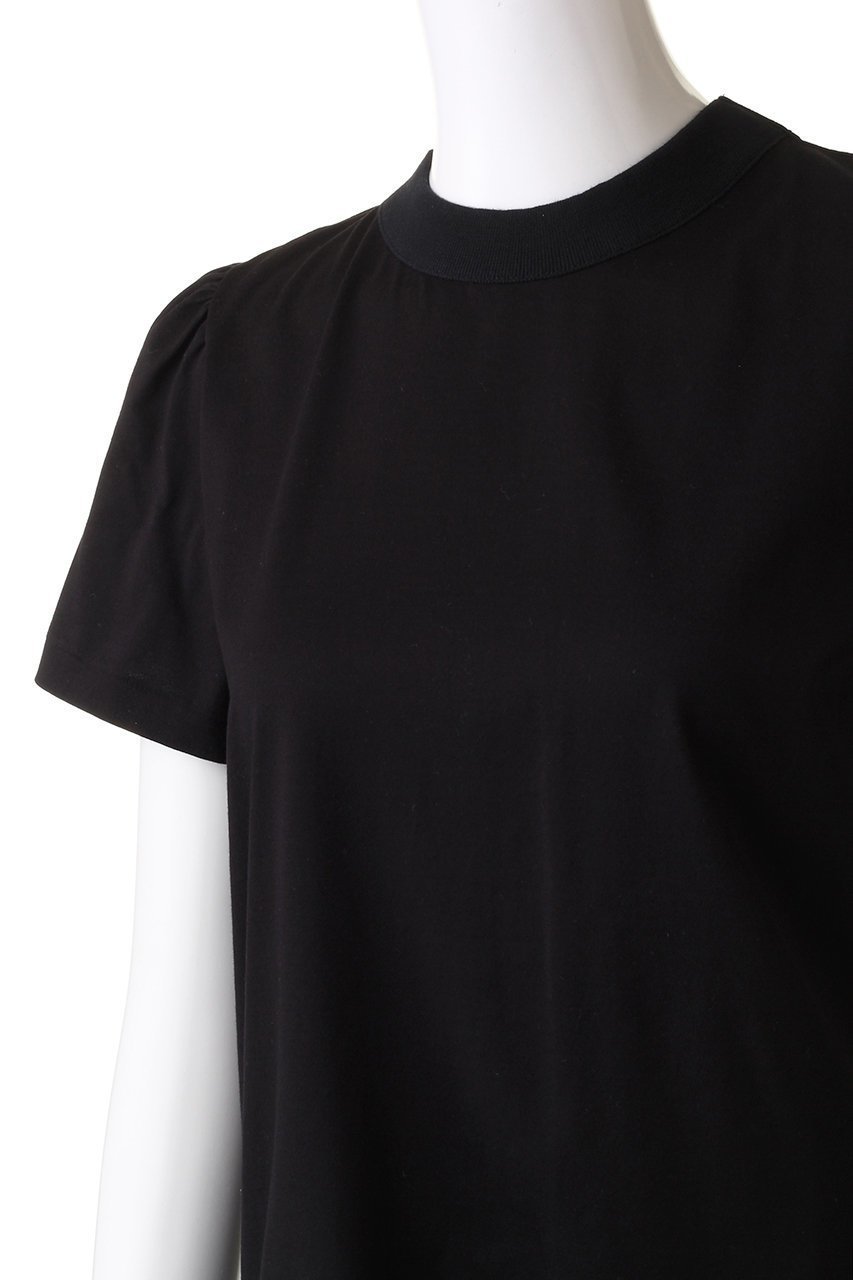 【ビリティス ディセッタン/Bilitis dix-sept ans】のリブTシャツ 人気、トレンドファッション・服の通販 founy(ファニー) 　ファッション　Fashion　レディースファッション　Fashion for Women　トップス・カットソー　Cut & Sew Tops　シャツ・ブラウス・オフィスカジュアル　Elegant Blouses & Button-Ups　ロングTシャツ・Tシャツ　Longline T-Shirts & Tees　カットソー・ベーシックTシャツ　Cut-and-Sewn Tops / Stretch Tees & Basics　ショート　Short, Short Length　スリーブ　Sleeve, Long Sleeve / Short Sleeve　フィット　Fit, Slim Fit　フレンチ　French, French Style　モノトーン　Monotone, Black and White　other-5|ID: prp329100003922325 ipo3291000000032894498