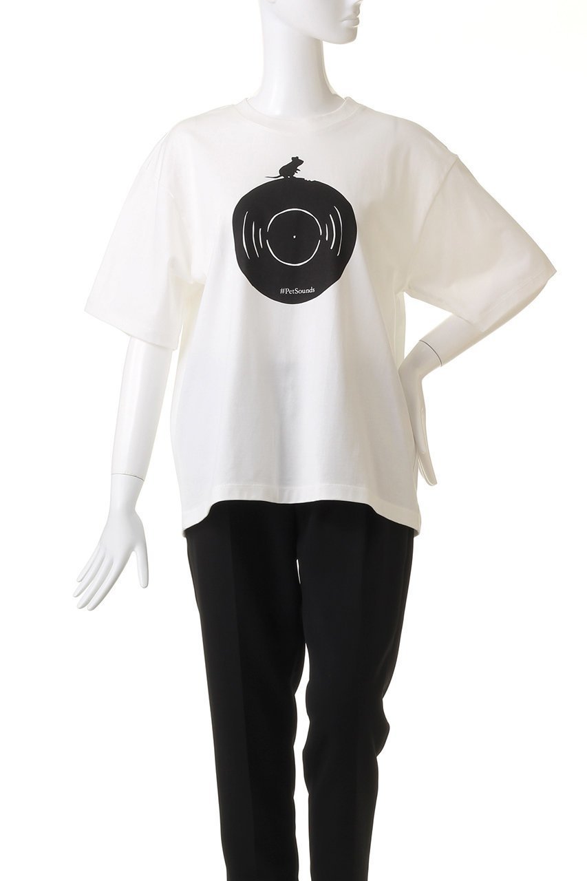 【プレインピープル/PLAIN PEOPLE】のアニマル柄プリント半袖Tシャツ 人気、トレンドファッション・服の通販 founy(ファニー) 　ファッション　Fashion　レディースファッション　WOMEN　トップス・カットソー　Tops/Tshirt　シャツ/ブラウス　Shirts/Blouses　ロング / Tシャツ　T-Shirts　カットソー　Cut and Sewn　アクセサリー　Accessories　アニマル　Animal　カーディガン　Cardigan　ショート　Short　シンプル　Simple　ジャケット　Jacket　ジャージ　Jersey　スリーブ　Sleeve　プリント　Print　メンズ　Mens　半袖　Short Sleeve　other-2|ID: prp329100003922371 ipo3291000000031462479