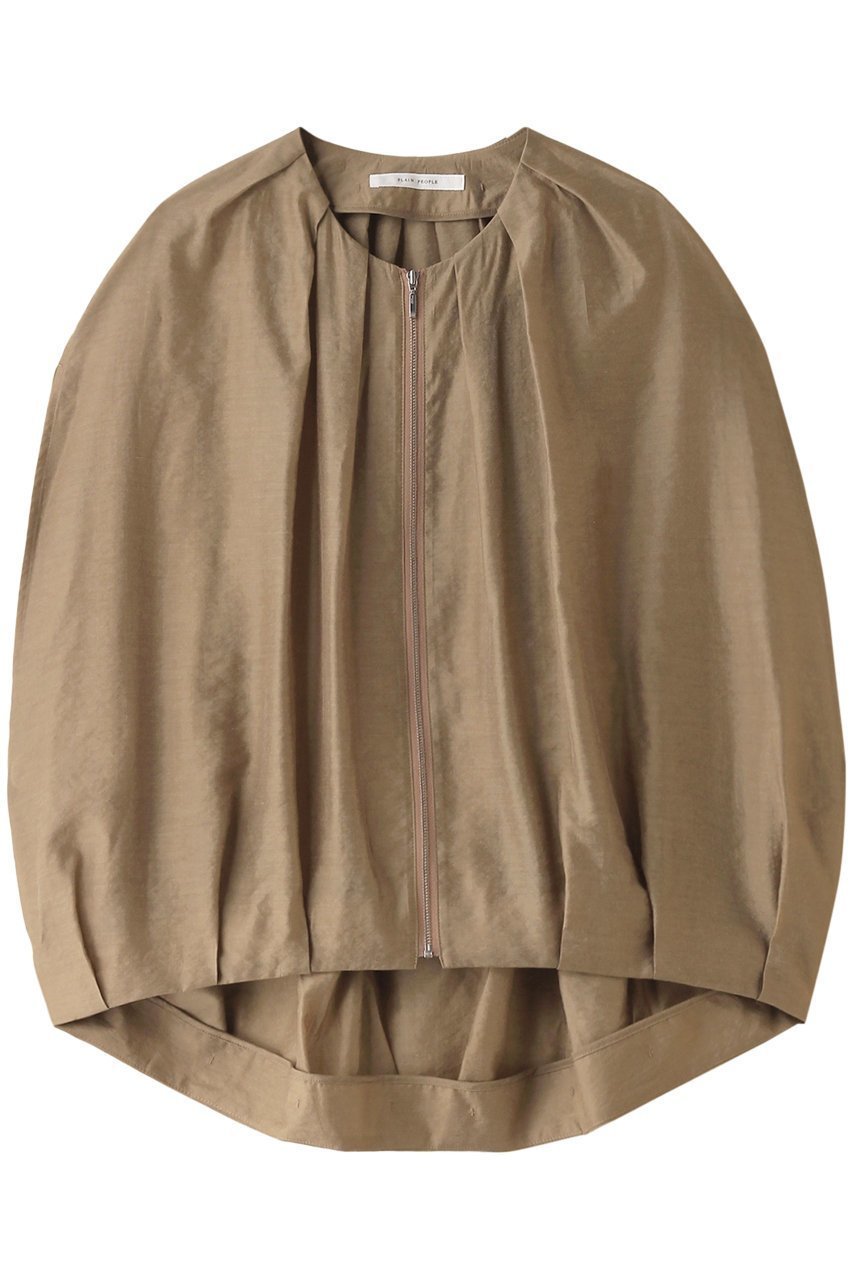【プレインピープル/PLAIN PEOPLE】のシアーキュプラジップブルゾン インテリア・キッズ・メンズ・レディースファッション・服の通販 founy(ファニー) 　ファッション　Fashion　レディースファッション　Fashion for Women　アウター　Coat / Outerwear Collection　レディースジャケット・軽アウター　Jackets　ブルゾンジャケット・スポーティアウター　Blouson Jackets　カッティング　Cutting Detail　シアー　Sheer, See-Through　ジップ　Zip, Zipper　ジャケット　Jacket, Outerwear　バランス　Balance, Style Balance　ブルゾン　Blouson, Bomber Jacket　ボトム　Bottoms, Lower Wear　ロング　Long, Long-Length　キャメル|ID: prp329100003922375 ipo3291000000032957028
