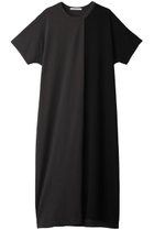 【プレインピープル/PLAIN PEOPLE】のヴィンテージレアルツイスト×サテン半袖ロングワンピース チャコールグレー|ID: prp329100003922378 ipo3291000000032898493