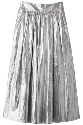 【プルミエ アロンディスモン/1er Arrondissement】のシルバーコットンリネンギャザースカート 人気、トレンドファッション・服の通販 founy(ファニー) ファッション Fashion レディースファッション WOMEN スカート Skirt ロングスカート Long Skirt イタリア Italy シルバー Silver プリント Print メタリック Metallic リネン Linen ロング Long |ID:prp329100003922388