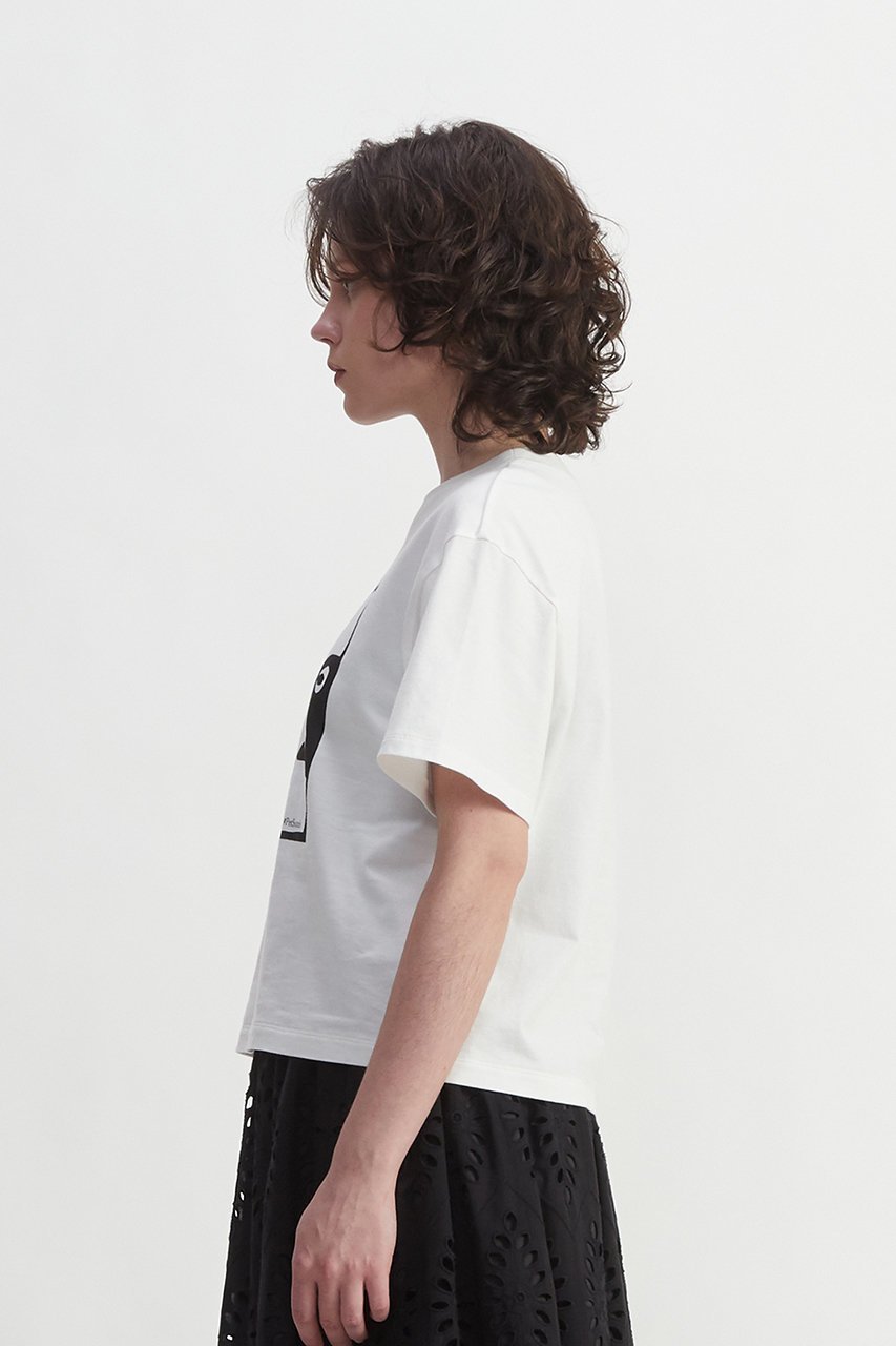 【プレインピープル/PLAIN PEOPLE】のキャットプリントTシャツ 人気、トレンドファッション・服の通販 founy(ファニー) 　ファッション　Fashion　レディースファッション　WOMEN　トップス・カットソー　Tops/Tshirt　シャツ/ブラウス　Shirts/Blouses　ロング / Tシャツ　T-Shirts　カットソー　Cut and Sewn　ショート　Short　スリーブ　Sleeve　ドロップ　Drop　プリント　Print　猫　Cat　other-3|ID: prp329100003923350 ipo3291000000031462103