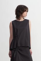 【プレインピープル/PLAIN PEOPLE】のsophiaサイドギャザーアシンメトリーカットソー 人気、トレンドファッション・服の通販 founy(ファニー) ファッション Fashion レディースファッション Fashion for Women トップス・カットソー Cut & Sew Tops キャミソール&ノースリーブ Camisoles & Sleeveless Tops シャツ・ブラウス・オフィスカジュアル Elegant Blouses & Button-Ups ロングTシャツ・Tシャツ Longline T-Shirts & Tees カットソー・ベーシックTシャツ Cut-and-Sewn Tops / Stretch Tees & Basics カットソー Cut and Sewn Top キャミソール Camisole, Spaghetti Strap Top ギャザー Gathered, Ruffled ショルダー Shoulder, Shoulder Strap シルケット Silket, Silky Cotton シンプル Simple, Minimal セットアップ Set-Up, Coordinated Outfit タンク Tank Top, Sleeveless Top ドレス Dress, One-Piece ペプラム Peplum, Flared Hem ランダム Random, Irregular リラックス Relax, Relaxed Fit thumbnail ブラック|ID: prp329100003923353 ipo3291000000032934333