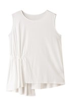【プレインピープル/PLAIN PEOPLE】のsophiaサイドギャザーアシンメトリーカットソー 人気、トレンドファッション・服の通販 founy(ファニー) ファッション Fashion レディースファッション Fashion for Women トップス・カットソー Cut & Sew Tops キャミソール&ノースリーブ Camisoles & Sleeveless Tops シャツ・ブラウス・オフィスカジュアル Elegant Blouses & Button-Ups ロングTシャツ・Tシャツ Longline T-Shirts & Tees カットソー・ベーシックTシャツ Cut-and-Sewn Tops / Stretch Tees & Basics カットソー Cut and Sewn Top キャミソール Camisole, Spaghetti Strap Top ギャザー Gathered, Ruffled ショルダー Shoulder, Shoulder Strap シルケット Silket, Silky Cotton シンプル Simple, Minimal セットアップ Set-Up, Coordinated Outfit タンク Tank Top, Sleeveless Top ドレス Dress, One-Piece ペプラム Peplum, Flared Hem ランダム Random, Irregular リラックス Relax, Relaxed Fit thumbnail ホワイト|ID: prp329100003923353 ipo3291000000032934340