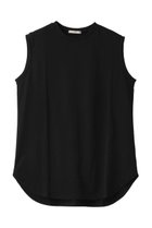 【ル フィル/LE PHIL】のコットンジャージーノースリーブT ブラック|ID: prp329100003923373 ipo3291000000036985703