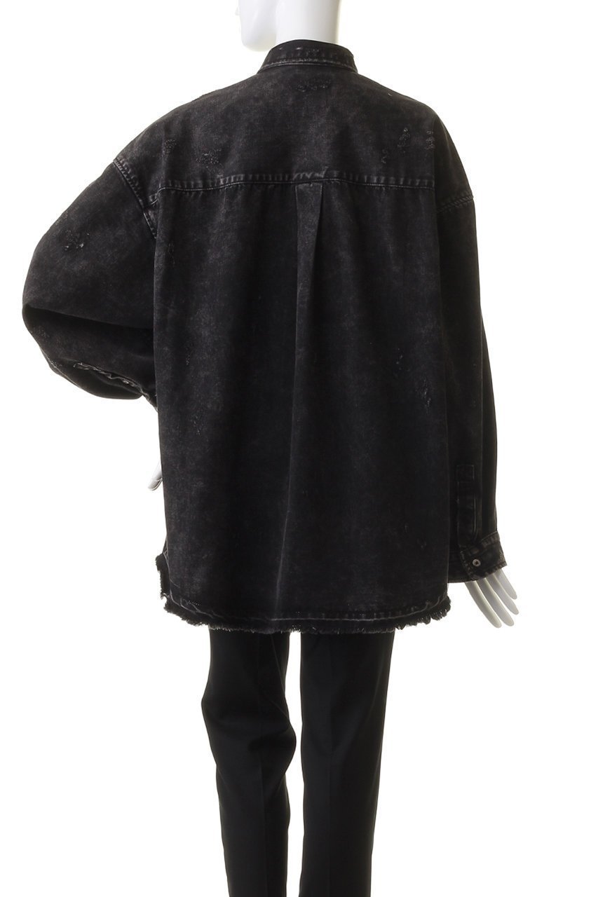 【メゾンスペシャル/MAISON SPECIAL】の【UNISEX】ケミカルデニムシャツ 人気、トレンドファッション・服の通販 founy(ファニー) 　ファッション　Fashion　レディースファッション　Fashion for Women　トップス・カットソー　Cut & Sew Tops　シャツ・ブラウス・オフィスカジュアル　Elegant Blouses & Button-Ups　ユニセックス　Unisex, Genderless　ケミカル　Chemical, Chemical Wash　スリーブ　Sleeve, Long Sleeve / Short Sleeve　デニム　Denim, Jeans Material　ランダム　Random, Irregular　ロング　Long, Long-Length　ヴィンテージ　Vintage Style　other-4|ID: prp329100003923376 ipo3291000000032912071