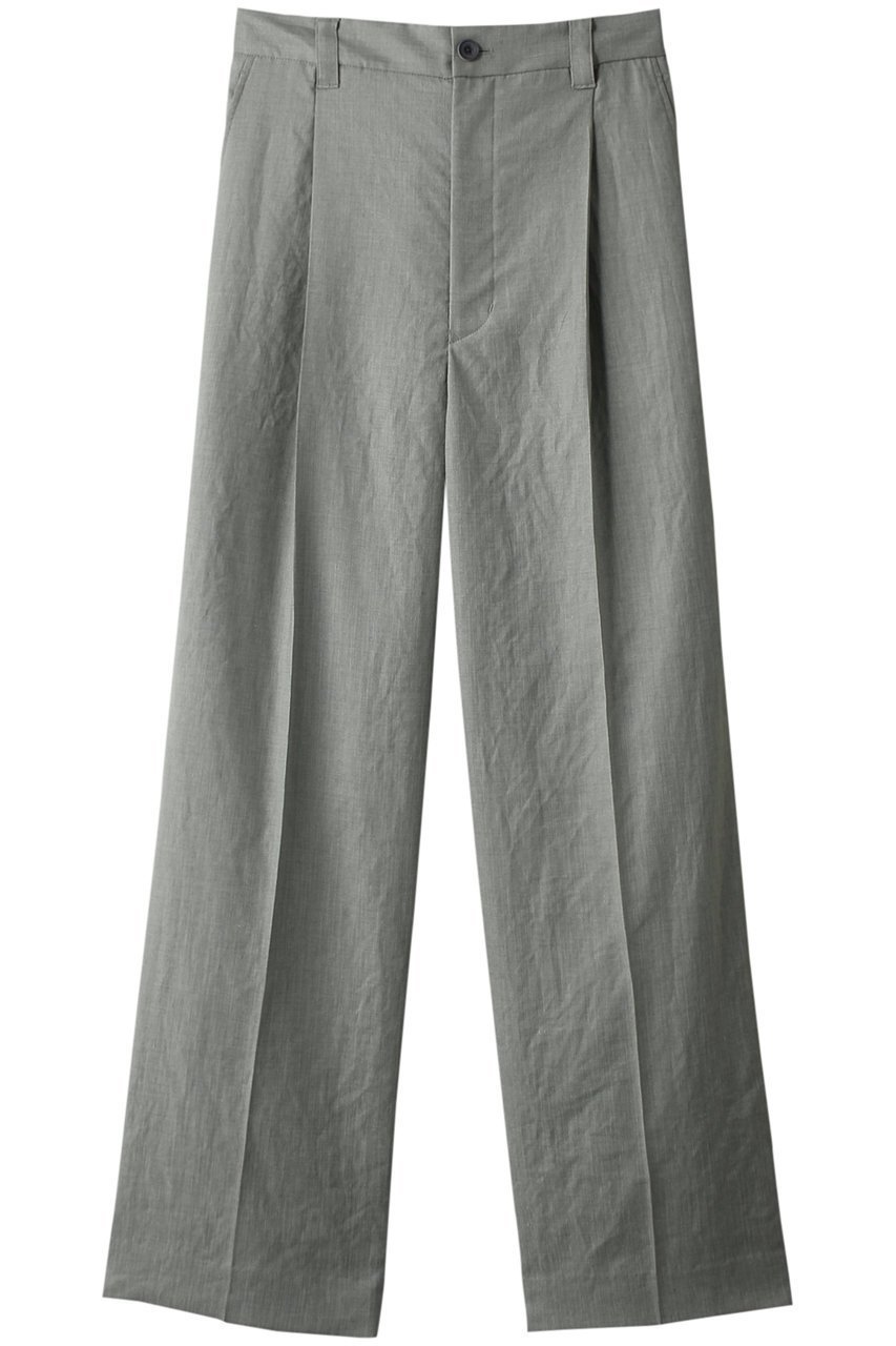 【メゾンスペシャル/MAISON SPECIAL】の【UNISEX】シレー加工トリアセテートワイドパンツ インテリア・キッズ・メンズ・レディースファッション・服の通販 founy(ファニー) 　ファッション　Fashion　レディースファッション　Fashion for Women　パンツ　Pants & Trousers　ユニセックス　Unisex, Genderless　シルク　Silk, 100% Silk　パターン　Pattern, Design Print　リネン　Linen, Linen Fabric　L.GRN(ライトグリーン)|ID: prp329100003923377 ipo3291000000032819526