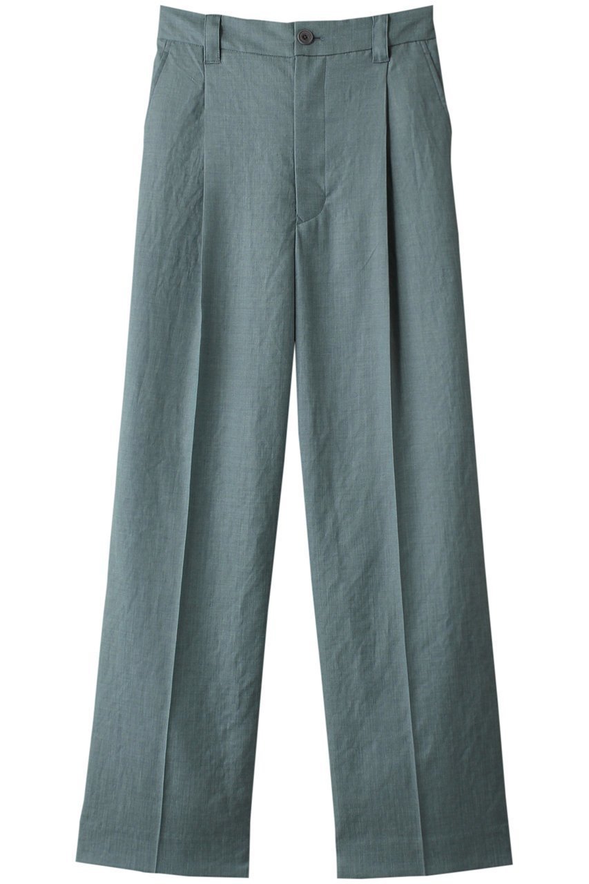 【メゾンスペシャル/MAISON SPECIAL】の【UNISEX】シレー加工トリアセテートワイドパンツ インテリア・キッズ・メンズ・レディースファッション・服の通販 founy(ファニー) 　ファッション　Fashion　レディースファッション　Fashion for Women　パンツ　Pants & Trousers　ユニセックス　Unisex, Genderless　シルク　Silk, 100% Silk　パターン　Pattern, Design Print　リネン　Linen, Linen Fabric　BLU(ブルー)|ID: prp329100003923377 ipo3291000000036010283