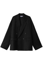 【メゾンスペシャル/MAISON SPECIAL】の【UNISEX】プライムオーバーテーラードWジャケット 人気、トレンドファッション・服の通販 founy(ファニー) ファッション Fashion レディースファッション Fashion for Women アウター Coat / Outerwear Collection レディースジャケット・軽アウター Jackets ユニセックス Unisex, Genderless ジャケット Jacket, Outerwear スタイリッシュ Stylish, Fashionable ダブル Double, Double-Breasted ツイル Twist, Twisted Detail パターン Pattern, Design Print thumbnail BLK(ブラック)|ID: prp329100003923378 ipo3291000000032957680