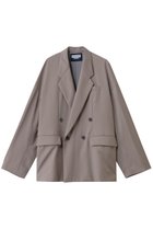 【メゾンスペシャル/MAISON SPECIAL】の【UNISEX】プライムオーバーテーラードWジャケット 人気、トレンドファッション・服の通販 founy(ファニー) ファッション Fashion レディースファッション Fashion for Women アウター Coat / Outerwear Collection レディースジャケット・軽アウター Jackets ユニセックス Unisex, Genderless ジャケット Jacket, Outerwear スタイリッシュ Stylish, Fashionable ダブル Double, Double-Breasted ツイル Twist, Twisted Detail パターン Pattern, Design Print thumbnail L.GRY(ライトグレー)|ID: prp329100003923378 ipo3291000000034337285