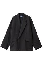 【メゾンスペシャル/MAISON SPECIAL】の【UNISEX】プライムオーバーテーラードWジャケット 人気、トレンドファッション・服の通販 founy(ファニー) ファッション Fashion レディースファッション Fashion for Women アウター Coat / Outerwear Collection レディースジャケット・軽アウター Jackets ユニセックス Unisex, Genderless ジャケット Jacket, Outerwear スタイリッシュ Stylish, Fashionable ダブル Double, Double-Breasted ツイル Twist, Twisted Detail パターン Pattern, Design Print thumbnail D.BLK(ブラック)|ID: prp329100003923378 ipo3291000000034337287