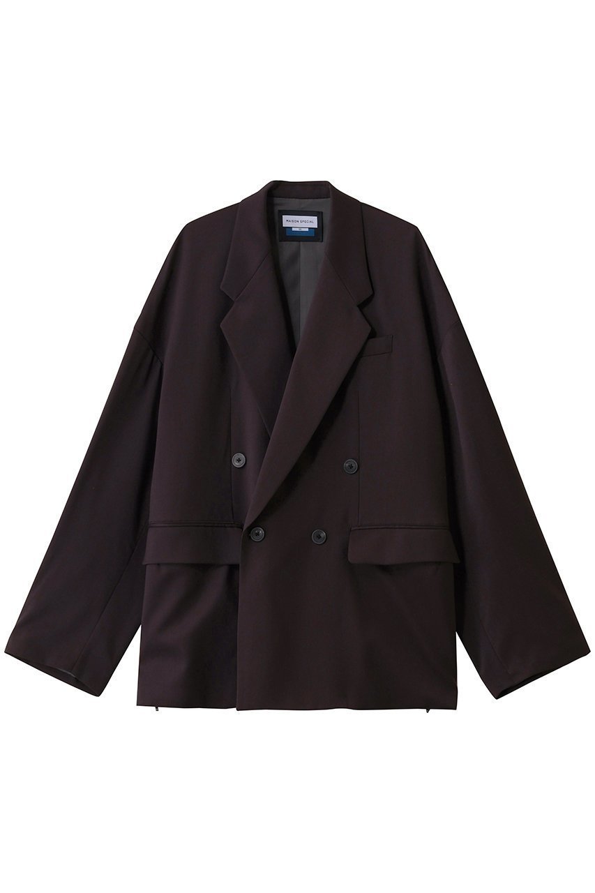 【メゾンスペシャル/MAISON SPECIAL】の【UNISEX】プライムオーバーテーラードWジャケット インテリア・キッズ・メンズ・レディースファッション・服の通販 founy(ファニー) ファッション Fashion レディースファッション Fashion for Women アウター Coat / Outerwear Collection レディースジャケット・軽アウター Jackets ユニセックス Unisex, Genderless ジャケット Jacket, Outerwear スタイリッシュ Stylish, Fashionable ダブル Double, Double-Breasted ツイル Twist, Twisted Detail パターン Pattern, Design Print MLT1(マルチカラー)|ID: prp329100003923378 ipo3291000000034337289