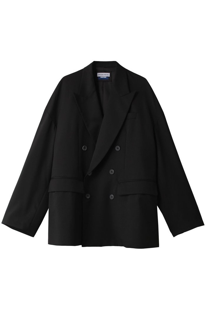 【メゾンスペシャル/MAISON SPECIAL】の【UNISEX】プライムオーバーテーラードピークドラペルWジャケット インテリア・キッズ・メンズ・レディースファッション・服の通販 founy(ファニー) https://founy.com/ ファッション Fashion レディースファッション Fashion for Women アウター Coat / Outerwear Collection レディースジャケット・軽アウター Jackets ユニセックス Unisex, Genderless ジャケット Jacket, Outerwear スタイリッシュ Stylish, Fashionable ダブル Double, Double-Breasted ツイル Twist, Twisted Detail パターン Pattern, Design Print 再入荷 Restock / Back in Stock |ID: prp329100003923379 ipo3291000000036223594