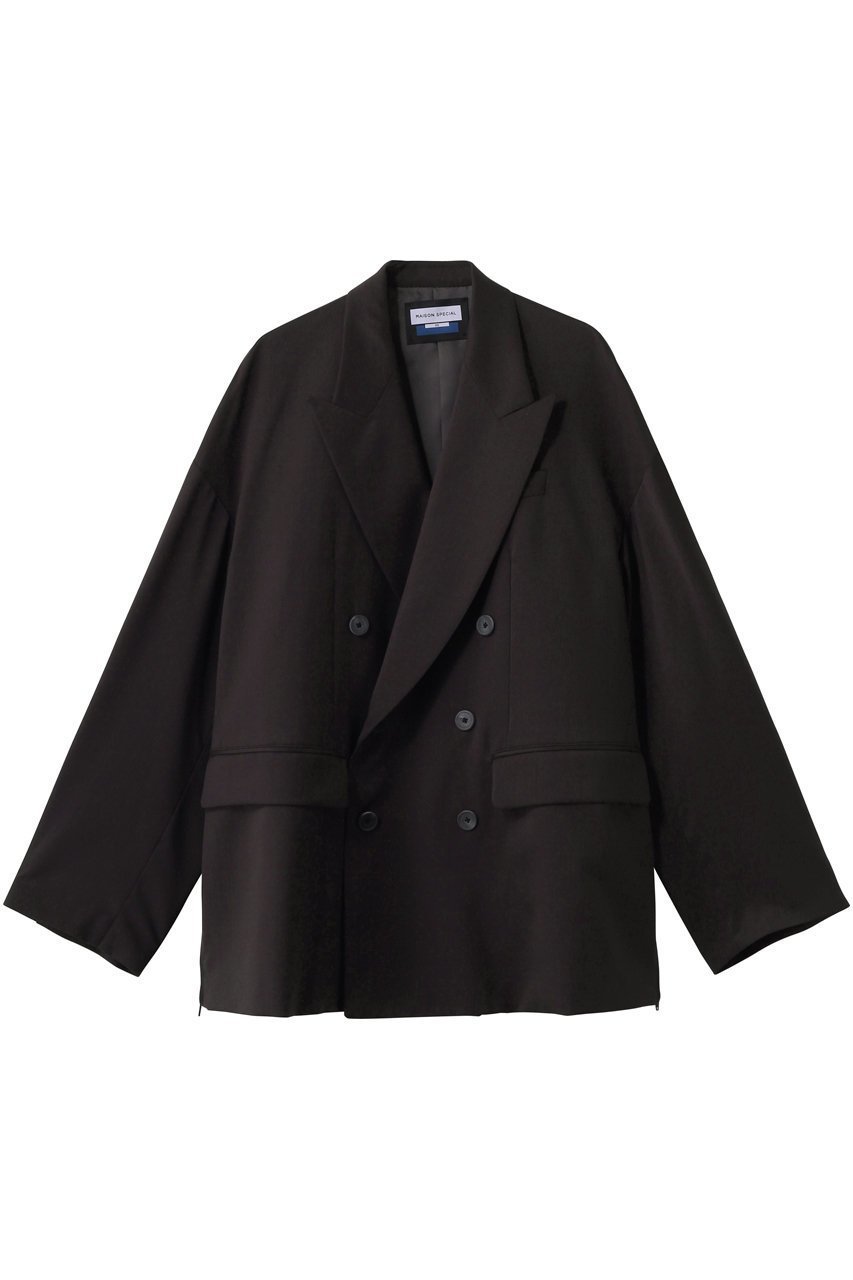【メゾンスペシャル/MAISON SPECIAL】の【UNISEX】プライムオーバーテーラードピークドラペルWジャケット インテリア・キッズ・メンズ・レディースファッション・服の通販 founy(ファニー) ファッション Fashion レディースファッション Fashion for Women アウター Coat / Outerwear Collection レディースジャケット・軽アウター Jackets ユニセックス Unisex, Genderless ジャケット Jacket, Outerwear スタイリッシュ Stylish, Fashionable ダブル Double, Double-Breasted ツイル Twist, Twisted Detail パターン Pattern, Design Print 再入荷 Restock / Back in Stock MLT1(マルチカラー)|ID: prp329100003923379 ipo3291000000036370463