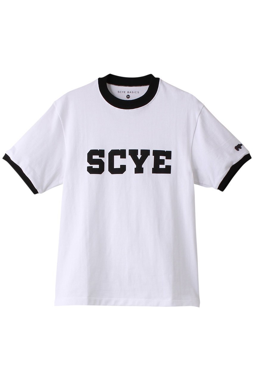 【サイ サイベーシックス/Scye SCYE BASICS】の【SCYE BASICS】ロゴプリント Tシャツ 人気、トレンドファッション・服の通販 founy(ファニー) 　ファッション　Fashion　レディースファッション　WOMEN　トップス・カットソー　Tops/Tshirt　シャツ/ブラウス　Shirts/Blouses　ロング / Tシャツ　T-Shirts　カットソー　Cut and Sewn　ショート　Short　スリーブ　Sleeve　プリント　Print　エレガント 上品　Elegant　今季　This Season　 other-1|ID: prp329100003924961 ipo3291000000025915217