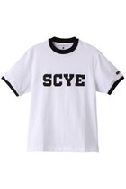 【サイ サイベーシックス/Scye SCYE BASICS】の【SCYE BASICS】ロゴプリント Tシャツ オフホワイト|ID: prp329100003924961 ipo3291000000025915218