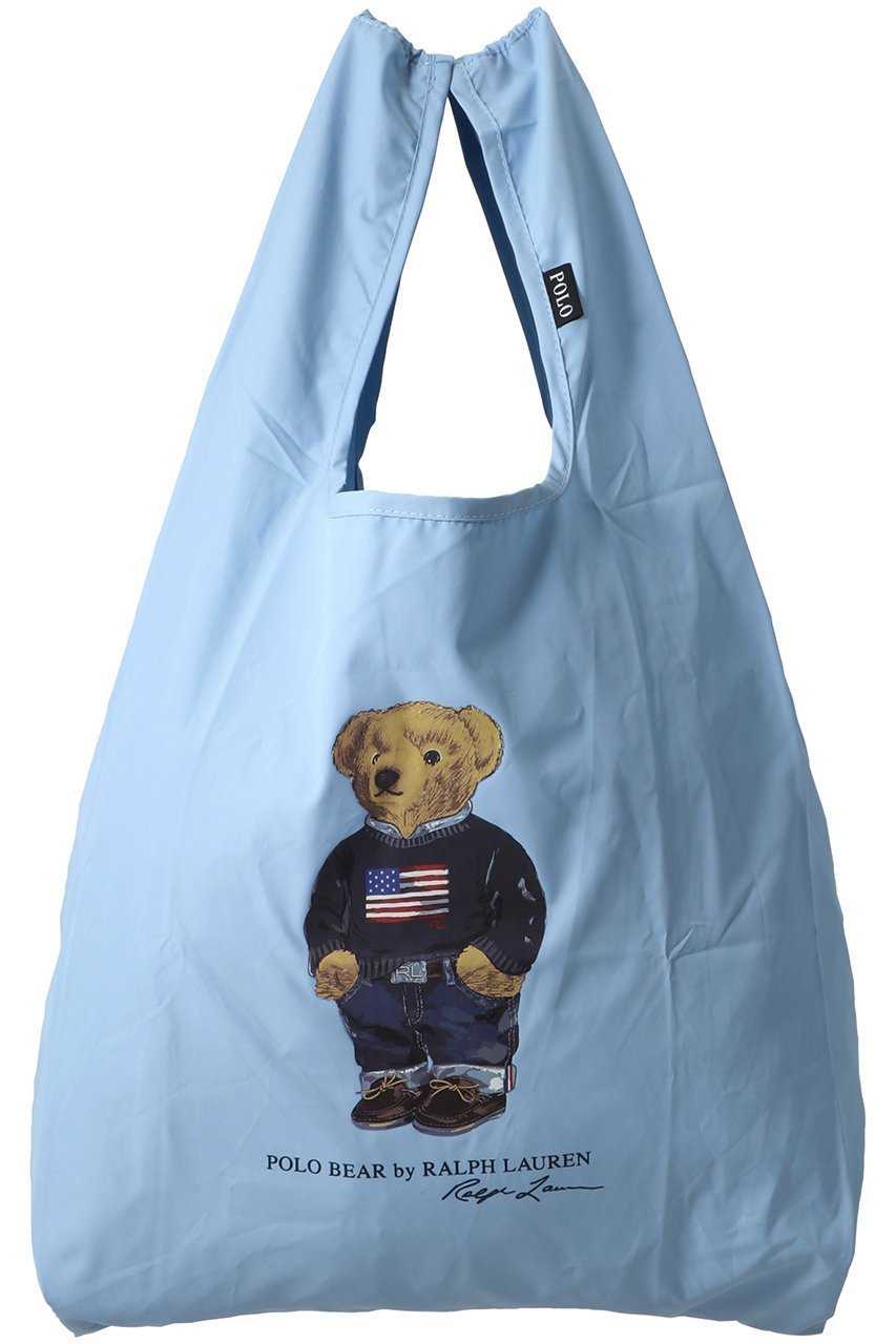 【ポロラルフローレン/POLO RALPH LAUREN】のポケッタブルレインバッグ ポロベアプリント インテリア・キッズ・メンズ・レディースファッション・服の通販 founy(ファニー) 　ファッション　Fashion　レディースファッション　Fashion for Women　レイングッズ・傘・晴雨兼用傘　Umbrellas & Rain Gear　コンパクト　Compact, Small Size　ハンカチ　Handkerchief, Hanky　プリント　Print, Printed Pattern　傘　Umbrella, Parasol　時計　Watch, Wristwatch　サックスブルー|ID: prp329100003924984 ipo3291000000032844080