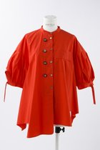 【エンフォルド/ENFOLD】のWashedタイプライター Wave hem SH/シャツ レッド|ID: prp329100003925745 ipo3291000000036401830