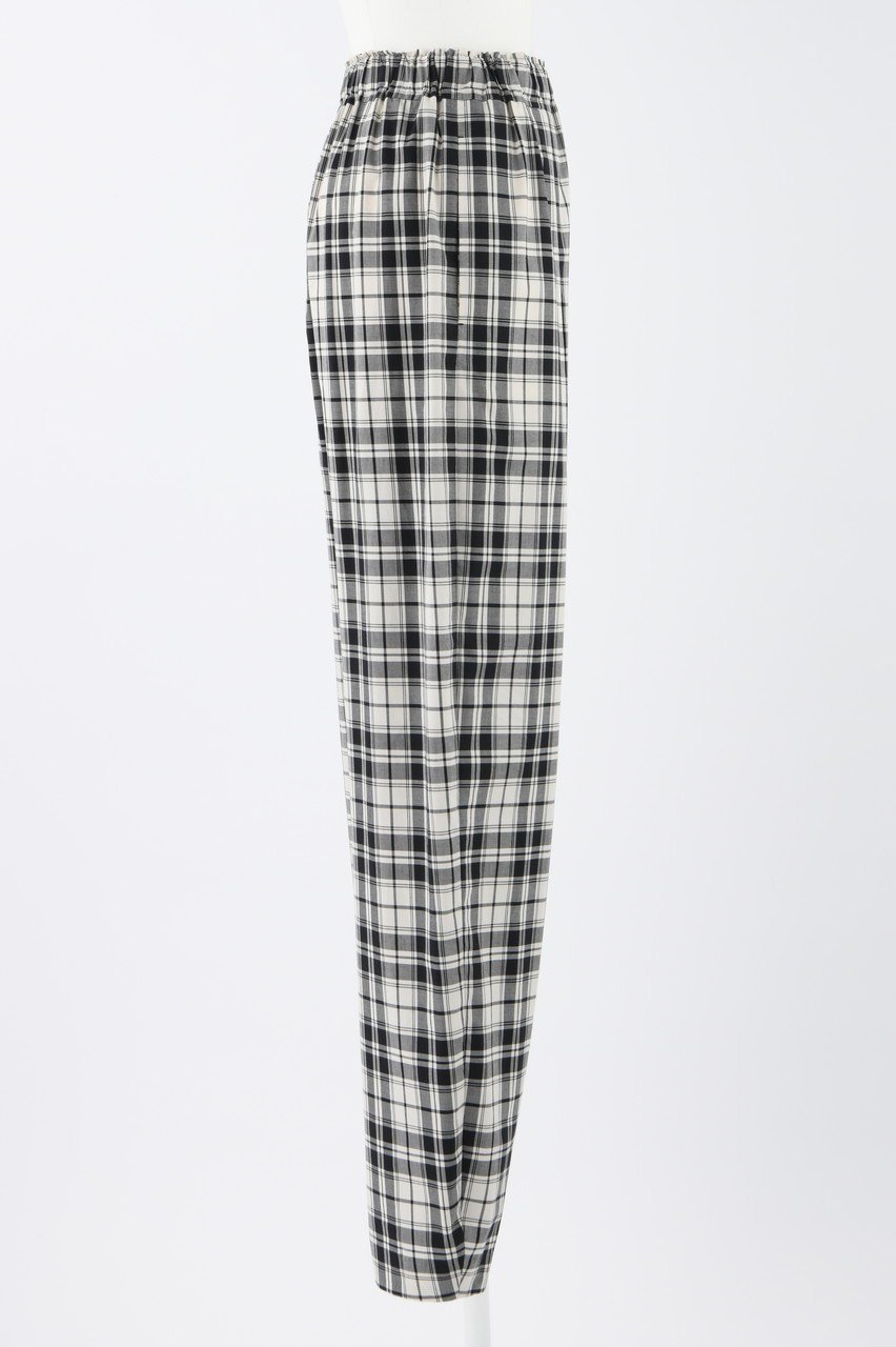 【エンフォルド/ENFOLD】のクラシカルチェック ドレープテーパード TR/トラウザー・パンツ 人気、トレンドファッション・服の通販 founy(ファニー) 　ファッション　Fashion　レディースファッション　Fashion for Women　パンツ　Pants & Trousers　クラシカル　Classical, Vintage-Inspired　チェック　Check, Plaid, Tartan　ドレープ　Drape, Draping Fabric　ベーシック　Basic, Essential　エレガント 上品　Elegant　夏　Summer　other-4|ID: prp329100003925746 ipo3291000000032820680