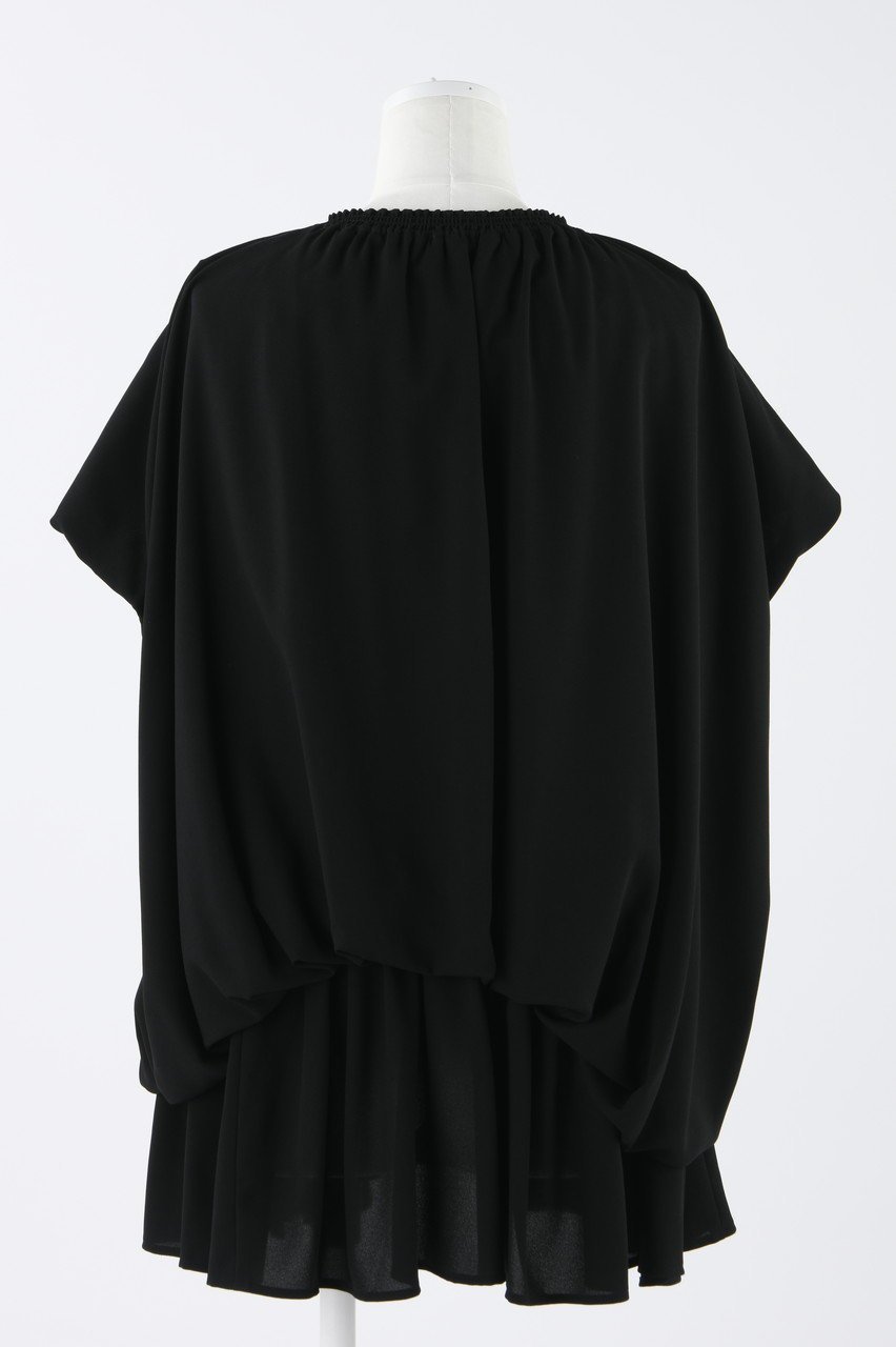 【エンフォルド/ENFOLD】のPEライトジョーゼット wave シャーリング BL/ブラウス 人気、トレンドファッション・服の通販 founy(ファニー) 　ファッション　Fashion　レディースファッション　Fashion for Women　トップス・カットソー　Cut & Sew Tops　シャツ・ブラウス・オフィスカジュアル　Elegant Blouses & Button-Ups　アシンメトリー　Asymmetrical Style　ギャザー　Gathered, Ruffled　シャーリング　Shirring, Ruched　ショート　Short, Short Length　ジョーゼット　Georgette, Semi-Sheer Fabric　ストレッチ　Stretch, Stretchy Fabric　スリーブ　Sleeve, Long Sleeve / Short Sleeve　ドレープ　Drape, Draping Fabric　パウダー　Powder, Soft Tone　エレガント 上品　Elegant　other-3|ID: prp329100003925752 ipo3291000000032909936