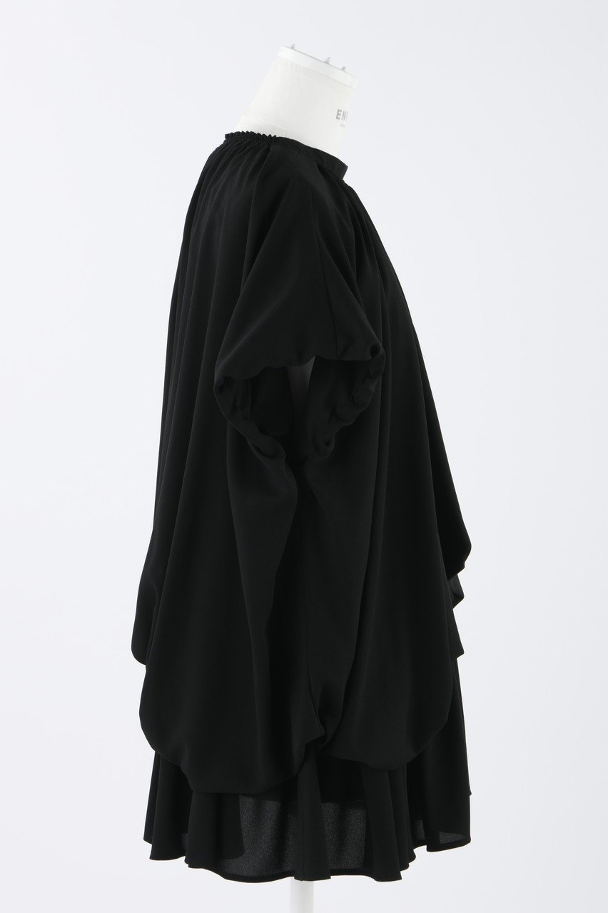 【エンフォルド/ENFOLD】のPEライトジョーゼット wave シャーリング BL/ブラウス 人気、トレンドファッション・服の通販 founy(ファニー) 　ファッション　Fashion　レディースファッション　Fashion for Women　トップス・カットソー　Cut & Sew Tops　シャツ・ブラウス・オフィスカジュアル　Elegant Blouses & Button-Ups　アシンメトリー　Asymmetrical Style　ギャザー　Gathered, Ruffled　シャーリング　Shirring, Ruched　ショート　Short, Short Length　ジョーゼット　Georgette, Semi-Sheer Fabric　ストレッチ　Stretch, Stretchy Fabric　スリーブ　Sleeve, Long Sleeve / Short Sleeve　ドレープ　Drape, Draping Fabric　パウダー　Powder, Soft Tone　エレガント 上品　Elegant　other-4|ID: prp329100003925752 ipo3291000000032909938