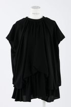 【エンフォルド/ENFOLD】のPEライトジョーゼット wave シャーリング BL/ブラウス ブラック|ID: prp329100003925752 ipo3291000000036401449