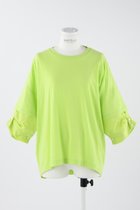 【エンフォルド/ENFOLD】のソフト天竺 シャツレイヤード T/SH Tシャツ 人気、トレンドファッション・服の通販 founy(ファニー) ファッション Fashion レディースファッション Fashion for Women トップス・カットソー Cut & Sew Tops シャツ・ブラウス・オフィスカジュアル Elegant Blouses & Button-Ups ロングTシャツ・Tシャツ Longline T-Shirts & Tees カットソー・ベーシックTシャツ Cut-and-Sewn Tops / Stretch Tees & Basics カットソー Cut and Sewn Top カフス Cuff Design ショート Short, Short Length スリーブ Sleeve, Long Sleeve / Short Sleeve マニッシュ Mannish, Boyish 夏 Summer thumbnail ライトグリーン|ID: prp329100003925768 ipo3291000000032941720