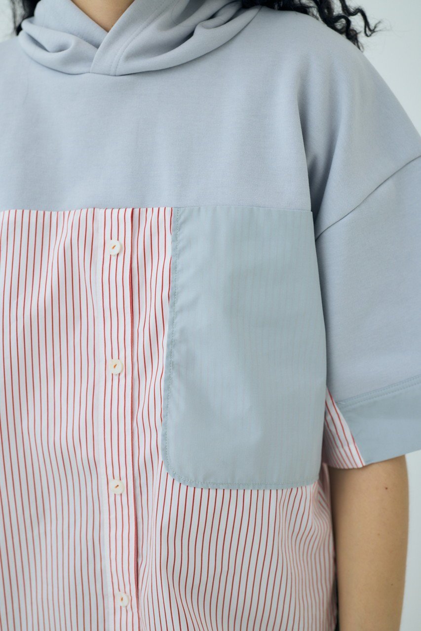 【ナゴンスタンス/nagonstans】のライトダンボール フードSH P.O/プルオーバー 人気、トレンドファッション・服の通販 founy(ファニー) ファッション Fashion レディースファッション Fashion for Women トップス・カットソー Cut & Sew Tops シャツ・ブラウス・オフィスカジュアル Elegant Blouses & Button-Ups ロングTシャツ・Tシャツ Longline T-Shirts & Tees カジュアルプルオーバー・ニットトップス Pullovers & Knit Tops / Casual Pullovers カットソー・ベーシックTシャツ Cut-and-Sewn Tops / Stretch Tees & Basics おすすめ Recommended / Our Picks コンパクト Compact, Small Size ショート Short, Short Length スリーブ Sleeve, Long Sleeve / Short Sleeve ドッキング Docking, Mixed Material パーカー Hoodie, Parka other-8|ID: prp329100003925778 ipo3291000000032941200