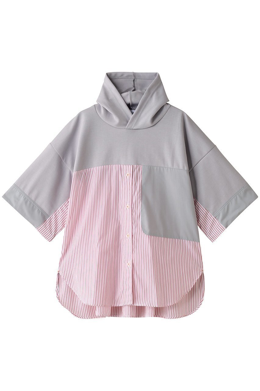 【ナゴンスタンス/nagonstans】のライトダンボール フードSH P.O/プルオーバー インテリア・キッズ・メンズ・レディースファッション・服の通販 founy(ファニー) 　ファッション　Fashion　レディースファッション　Fashion for Women　トップス・カットソー　Cut & Sew Tops　シャツ・ブラウス・オフィスカジュアル　Elegant Blouses & Button-Ups　ロングTシャツ・Tシャツ　Longline T-Shirts & Tees　カジュアルプルオーバー・ニットトップス　Pullovers & Knit Tops / Casual Pullovers　カットソー・ベーシックTシャツ　Cut-and-Sewn Tops / Stretch Tees & Basics　おすすめ　Recommended / Our Picks　コンパクト　Compact, Small Size　ショート　Short, Short Length　スリーブ　Sleeve, Long Sleeve / Short Sleeve　ドッキング　Docking, Mixed Material　パーカー　Hoodie, Parka　Hai|ID: prp329100003925778 ipo3291000000035935519