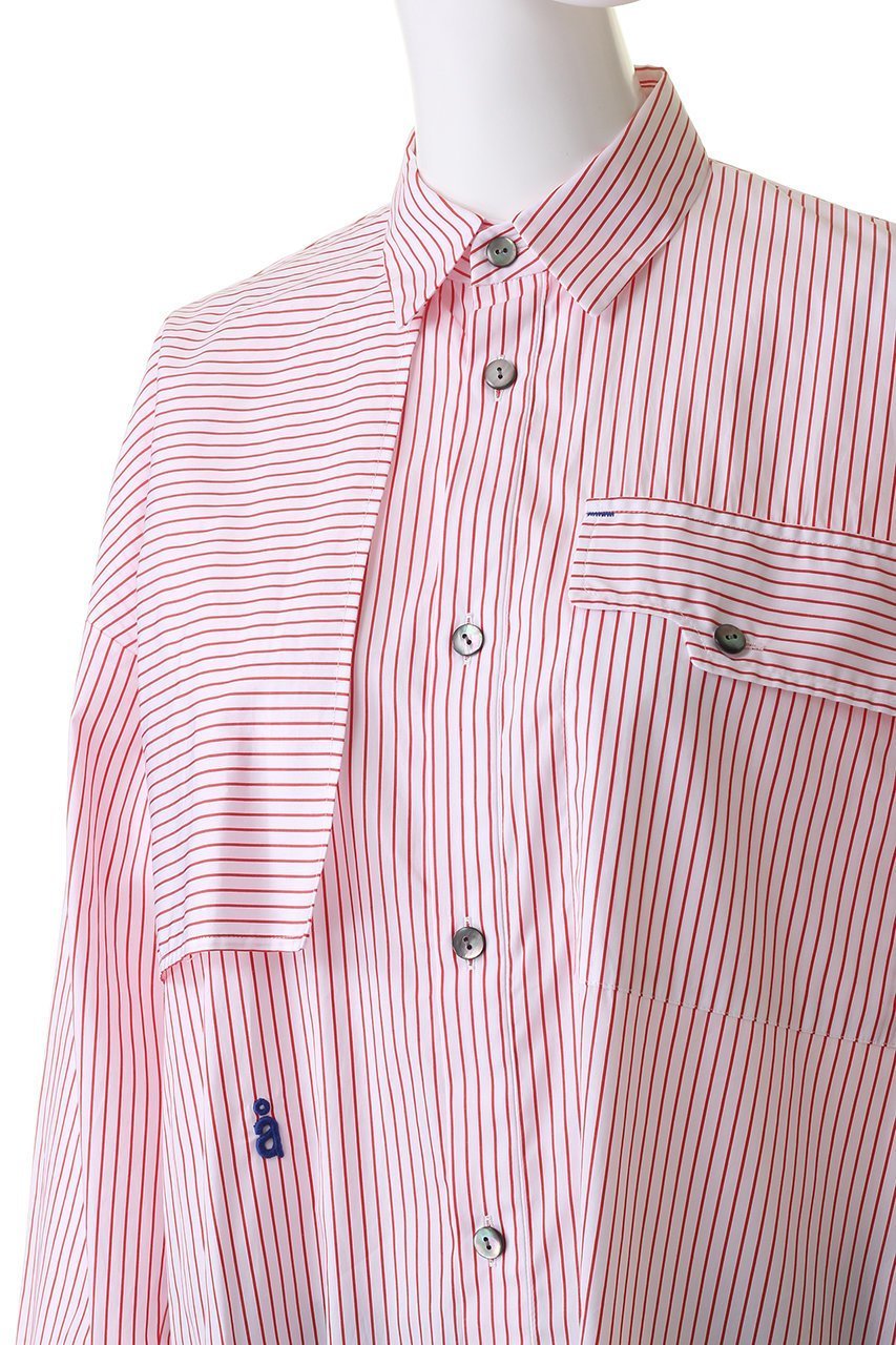 【ナゴンスタンス/nagonstans】のPinstripe Multi PKT SH/シャツ 人気、トレンドファッション・服の通販 founy(ファニー) 　ファッション　Fashion　レディースファッション　WOMEN　トップス・カットソー　Tops/Tshirt　シャツ/ブラウス　Shirts/Blouses　ショート　Short　スリーブ　Sleeve　ベスト　Vest　other-5|ID: prp329100003925784 ipo3291000000031461594