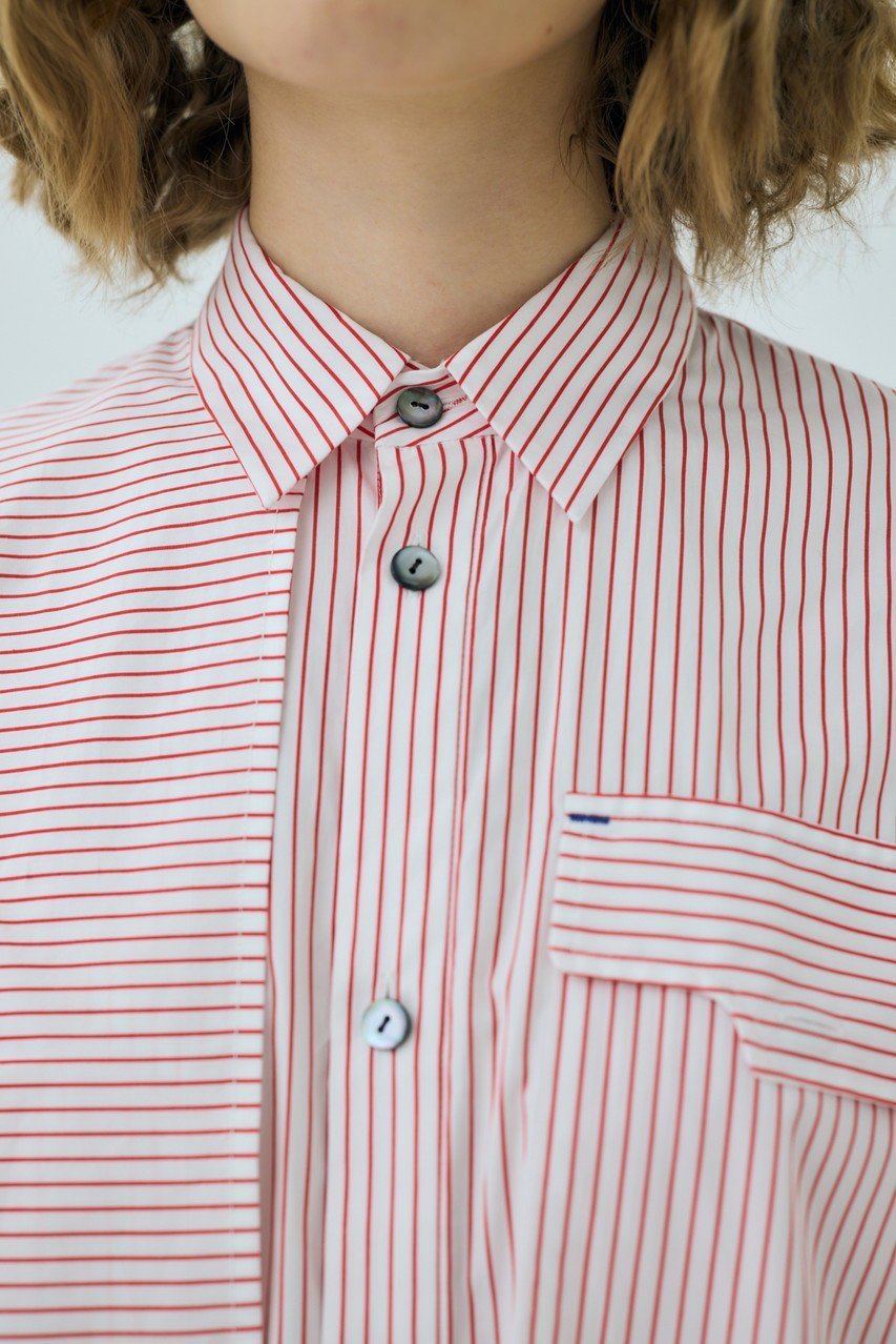 【ナゴンスタンス/nagonstans】のPinstripe Multi PKT SH/シャツ 人気、トレンドファッション・服の通販 founy(ファニー) 　ファッション　Fashion　レディースファッション　WOMEN　トップス・カットソー　Tops/Tshirt　シャツ/ブラウス　Shirts/Blouses　ショート　Short　スリーブ　Sleeve　ベスト　Vest　other-7|ID: prp329100003925784 ipo3291000000031461599