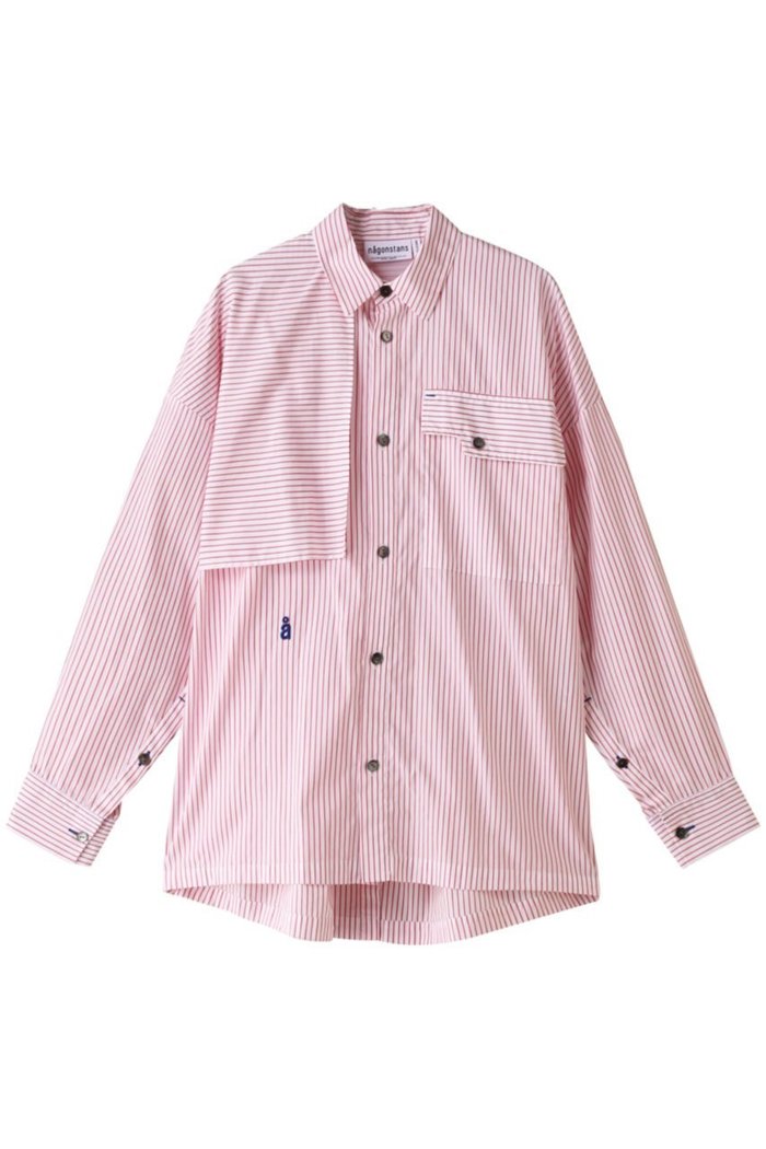 【ナゴンスタンス/nagonstans】のPinstripe Multi PKT SH/シャツ インテリア・キッズ・メンズ・レディースファッション・服の通販 founy(ファニー) https://founy.com/ ファッション Fashion レディースファッション Fashion for Women トップス・カットソー Cut & Sew Tops シャツ・ブラウス・オフィスカジュアル Elegant Blouses & Button-Ups ショート Short, Short Length スリーブ Sleeve, Long Sleeve / Short Sleeve ベスト Vest, Waistcoat |ID: prp329100003925784 ipo3291000000036221641
