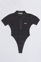 【プランク プロジェクト/PRANK PROJECT】のポロニットボディスーツ / Polo Knit Bodysuit C.GRY(チャコールグレー)|ID:prp329100003925789