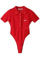 【プランク プロジェクト/PRANK PROJECT】のポロニットボディスーツ / Polo Knit Bodysuit RED(レッド)|ID: prp329100003925789 ipo3291000000032929298