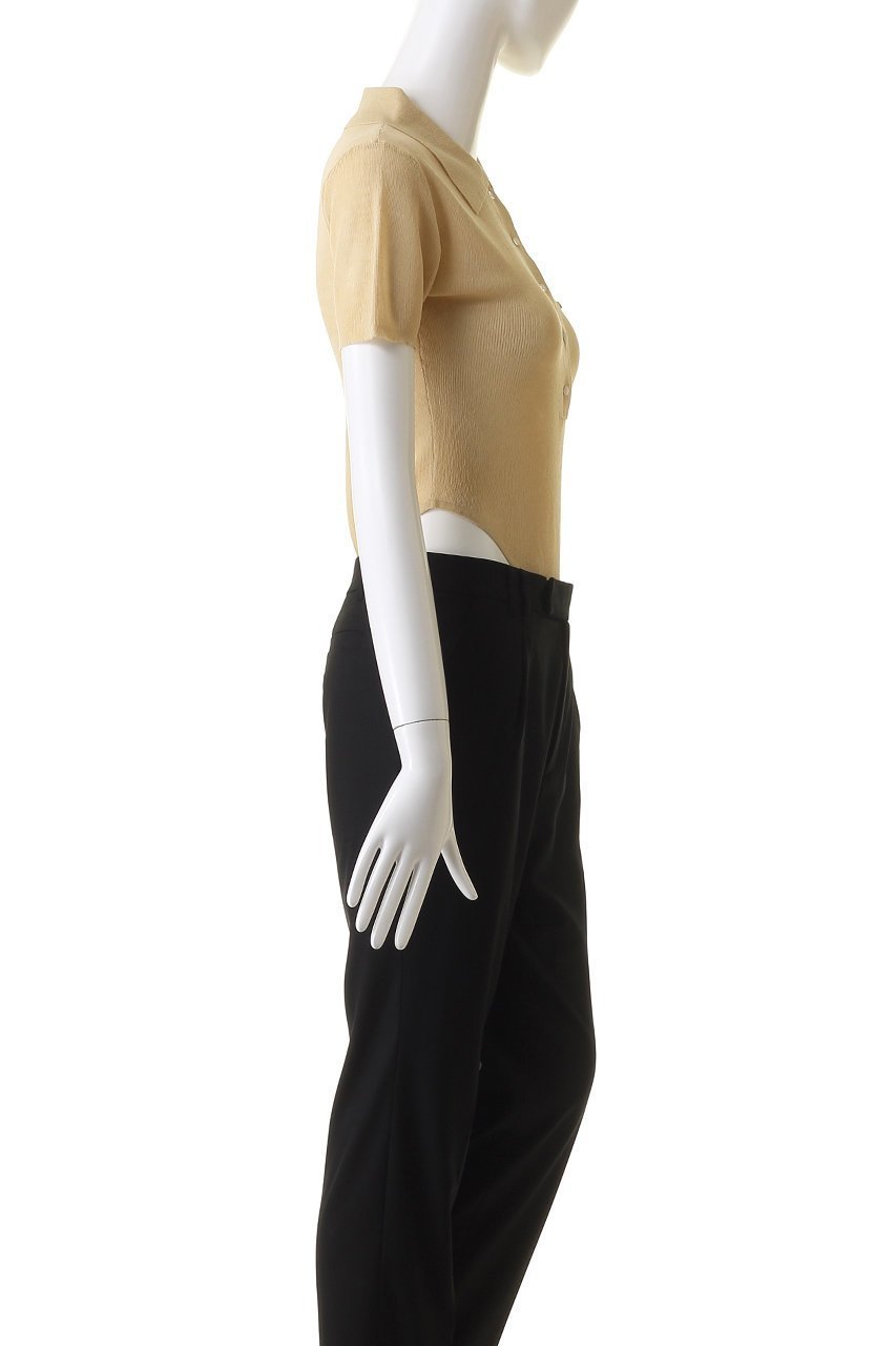【プランク プロジェクト/PRANK PROJECT】のポロニットボディスーツ / Polo Knit Bodysuit 人気、トレンドファッション・服の通販 founy(ファニー) 　ファッション　Fashion　レディースファッション　Fashion for Women　トップス・カットソー　Cut & Sew Tops　ニット　Knit Tops & Sweaters　シャツ・ブラウス・オフィスカジュアル　Elegant Blouses & Button-Ups　ロングTシャツ・Tシャツ　Longline T-Shirts & Tees　カットソー・ベーシックTシャツ　Cut-and-Sewn Tops / Stretch Tees & Basics　ショート　Short, Short Length　スリーブ　Sleeve, Long Sleeve / Short Sleeve　スーツ　Suit, Formalwear　トレンド　Trend, Trending Now　ポロシャツ　Polo Shirt, Collared Tee　夏　Summer　other-3|ID: prp329100003925789 ipo3291000000032929325