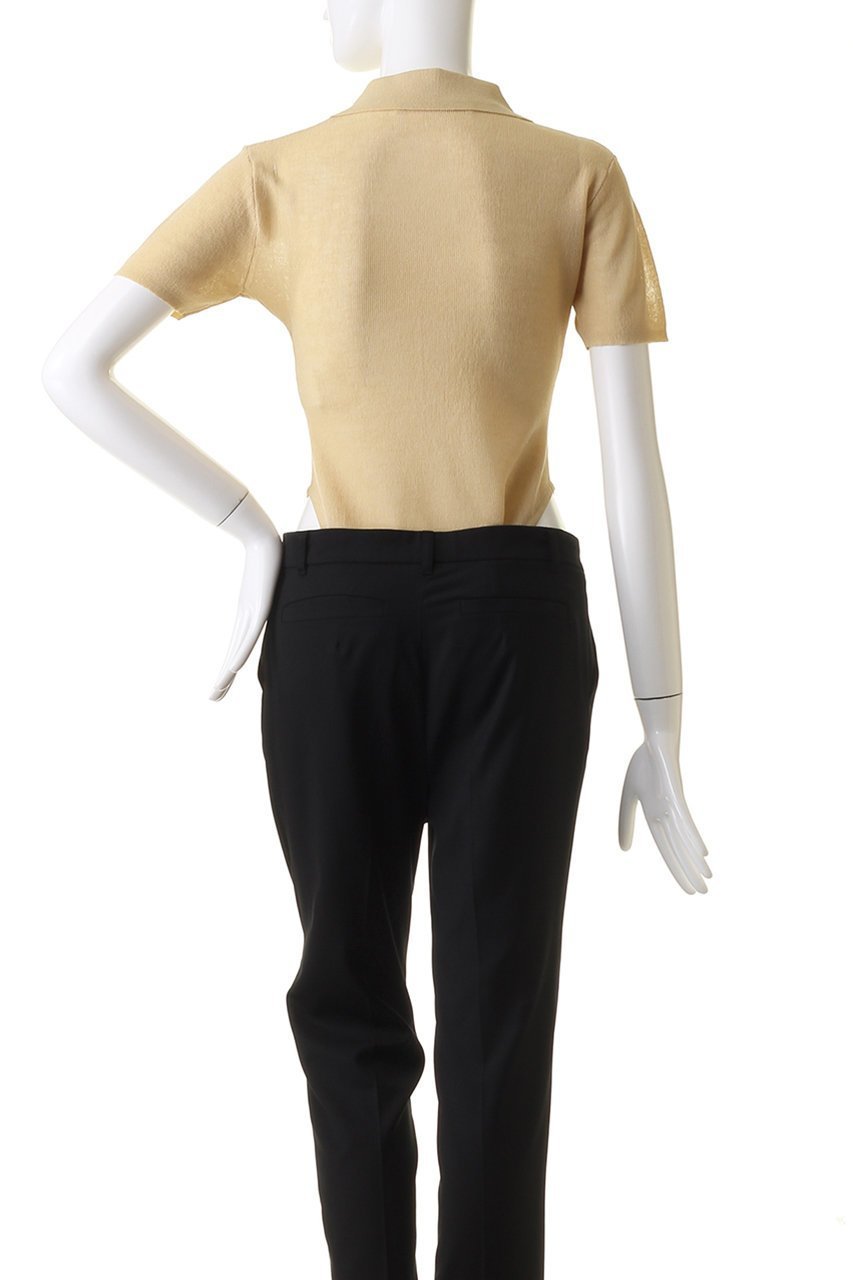 【プランク プロジェクト/PRANK PROJECT】のポロニットボディスーツ / Polo Knit Bodysuit 人気、トレンドファッション・服の通販 founy(ファニー) 　ファッション　Fashion　レディースファッション　Fashion for Women　トップス・カットソー　Cut & Sew Tops　ニット　Knit Tops & Sweaters　シャツ・ブラウス・オフィスカジュアル　Elegant Blouses & Button-Ups　ロングTシャツ・Tシャツ　Longline T-Shirts & Tees　カットソー・ベーシックTシャツ　Cut-and-Sewn Tops / Stretch Tees & Basics　ショート　Short, Short Length　スリーブ　Sleeve, Long Sleeve / Short Sleeve　スーツ　Suit, Formalwear　トレンド　Trend, Trending Now　ポロシャツ　Polo Shirt, Collared Tee　夏　Summer　other-4|ID: prp329100003925789 ipo3291000000032929333