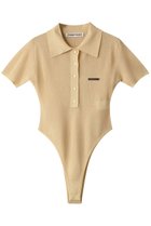 【プランク プロジェクト/PRANK PROJECT】のポロニットボディスーツ / Polo Knit Bodysuit YEL(イエロー)|ID: prp329100003925789 ipo3291000000034421486
