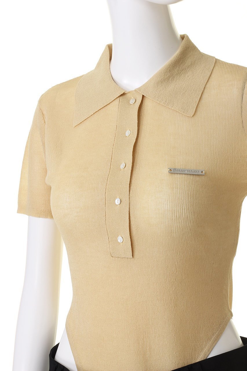 【プランク プロジェクト/PRANK PROJECT】のポロニットボディスーツ / Polo Knit Bodysuit 人気、トレンドファッション・服の通販 founy(ファニー) ファッション Fashion レディースファッション Fashion for Women トップス・カットソー Cut & Sew Tops ニット Knit Tops & Sweaters シャツ・ブラウス・オフィスカジュアル Elegant Blouses & Button-Ups ロングTシャツ・Tシャツ Longline T-Shirts & Tees カットソー・ベーシックTシャツ Cut-and-Sewn Tops / Stretch Tees & Basics ショート Short, Short Length スリーブ Sleeve, Long Sleeve / Short Sleeve スーツ Suit, Formalwear トレンド Trend, Trending Now ポロシャツ Polo Shirt, Collared Tee 夏 Summer other-5|ID: prp329100003925789 ipo3291000000034421490