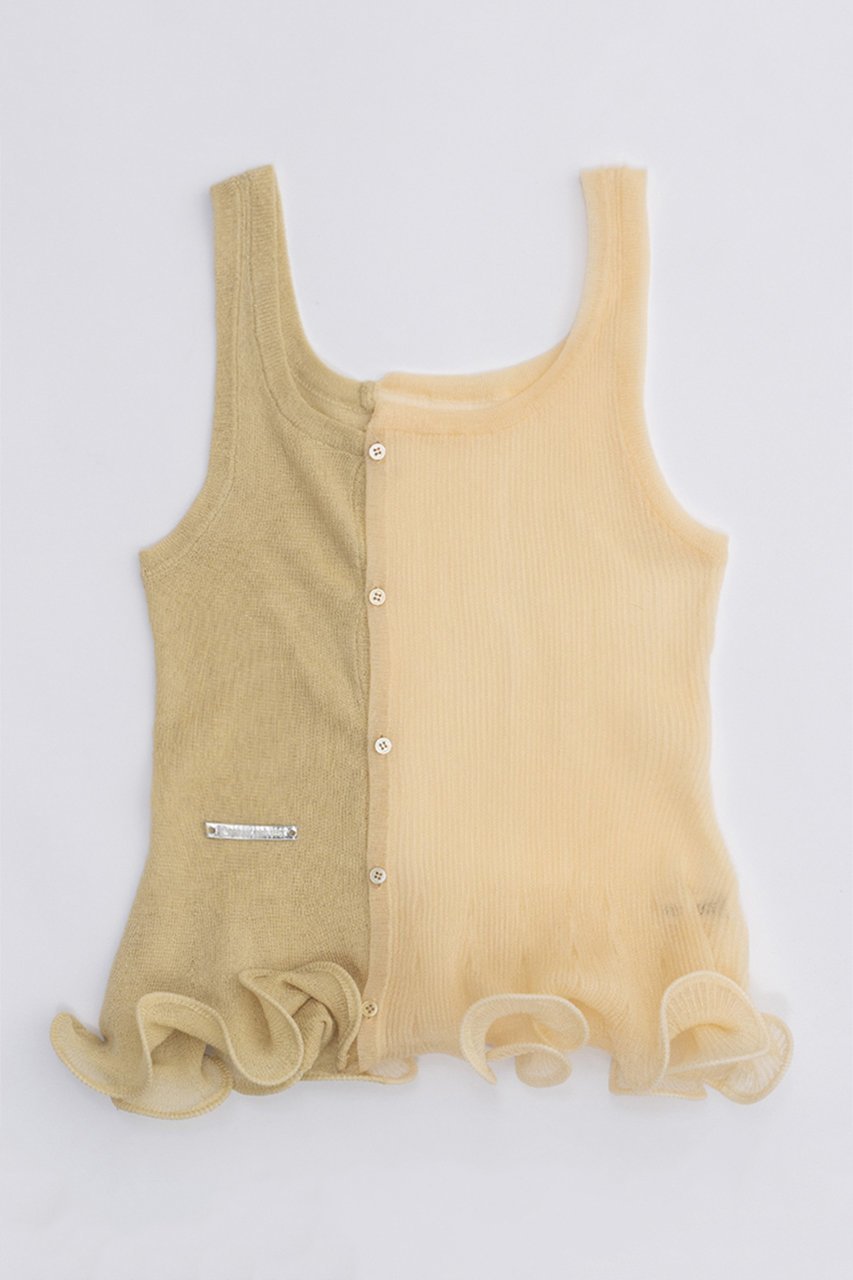 値下げ⭐︎PRANK PROJECT ウェーブヘムニットタンク ウェーブヘムニットタンク / Wave Hem Knit Tank Top（タンク