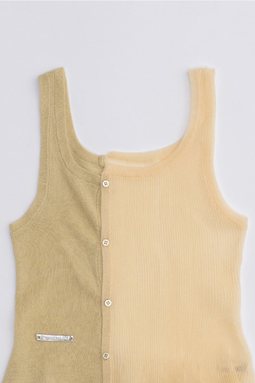 【プランク プロジェクト/PRANK PROJECT】のウェーブヘムニットタンク / Wave Hem Knit Tank Top 人気、トレンドファッション・服の通販 founy(ファニー) 　ファッション　Fashion　レディースファッション　Fashion for Women　トップス・カットソー　Cut & Sew Tops　ニット　Knit Tops & Sweaters　キャミソール&ノースリーブ　Camisoles & Sleeveless Tops　シャツ・ブラウス・オフィスカジュアル　Elegant Blouses & Button-Ups　ロングTシャツ・Tシャツ　Longline T-Shirts & Tees　カットソー・ベーシックTシャツ　Cut-and-Sewn Tops / Stretch Tees & Basics　キャミソール　Camisole, Spaghetti Strap Top　タンク　Tank Top, Sleeveless Top　デニム　Denim, Jeans Material　フロント　Front, Front Design　other-2|ID: prp329100003925790 ipo3291000000032927669
