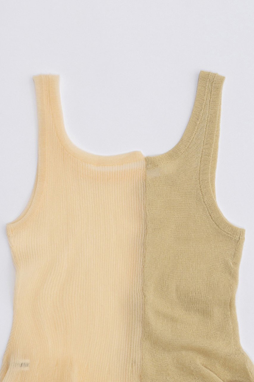 【プランク プロジェクト/PRANK PROJECT】のウェーブヘムニットタンク / Wave Hem Knit Tank Top 人気、トレンドファッション・服の通販 founy(ファニー) 　ファッション　Fashion　レディースファッション　Fashion for Women　トップス・カットソー　Cut & Sew Tops　ニット　Knit Tops & Sweaters　キャミソール&ノースリーブ　Camisoles & Sleeveless Tops　シャツ・ブラウス・オフィスカジュアル　Elegant Blouses & Button-Ups　ロングTシャツ・Tシャツ　Longline T-Shirts & Tees　カットソー・ベーシックTシャツ　Cut-and-Sewn Tops / Stretch Tees & Basics　キャミソール　Camisole, Spaghetti Strap Top　タンク　Tank Top, Sleeveless Top　デニム　Denim, Jeans Material　フロント　Front, Front Design　other-5|ID: prp329100003925790 ipo3291000000032927700