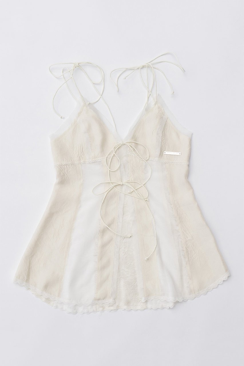 【プランク プロジェクト/PRANK PROJECT】のサテンキャミチュニック / Satin Cami Tunic インテリア・キッズ・メンズ・レディースファッション・服の通販 founy(ファニー) 　ファッション　Fashion　レディースファッション　Fashion for Women　ワンピース　Dresses　チュニック　Tunic Tops & Dresses　おすすめ　Recommended / Our Picks　キャミソール　Camisole, Spaghetti Strap Top　コンビ　Combo, Combination Style　シフォン　Chiffon, Lightweight Fabric　ダウン　Down, Puffer　チュニック　Tunic, Long Top　デニム　Denim, Jeans Material　フェミニン　Feminine, Girly　レース　Lace, Lace Fabric　IVR(アイボリー)|ID: prp329100003925791 ipo3291000000032913965