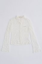 【プランク プロジェクト/PRANK PROJECT】のレースシャツ / Lace Shirt WHT(ホワイト)|ID:prp329100003925793